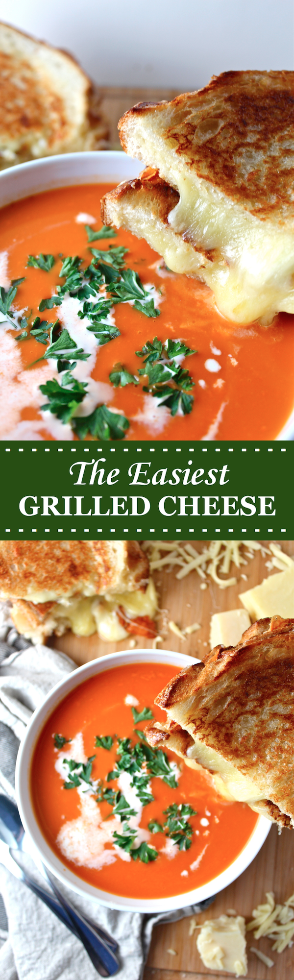 This Easy Grilled Cheese is loaded with toasty, melty cheese! | The Millennial Cook #sandwich #cheese #grilledcheese #easydinner
