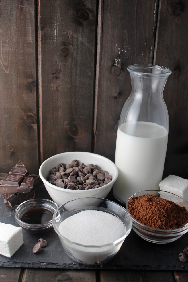 This Easy Homemade Hot Chocolate is rich, creamy, sweet, and loaded with chocolate! | The Millennial Cook #winterrecipe #hotchocolate #chocolate