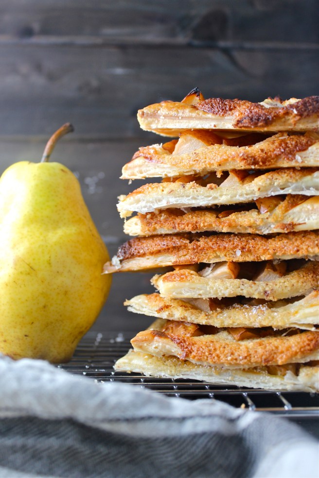 These Pear Frangipane Tarts are delicious, easy, and so, so elegant! | The Millennial Cook #fallrecipe #pear #almond #tart