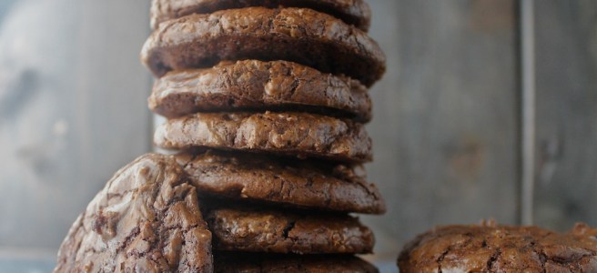 These Triple Chocolate Cookies are rich, sweet, and chewy - one of my family’s favorite Christmas treats! | The Millennial Cook #cookies #chocolate #chocolatecookies