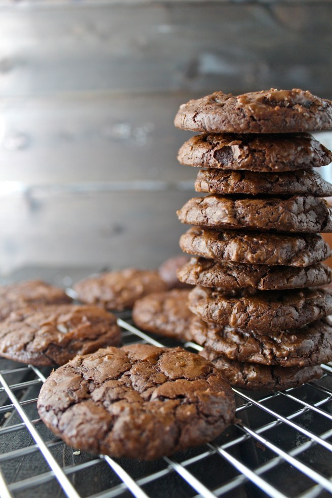 These Triple Chocolate Cookies are rich, sweet, and chewy - one of my family’s favorite Christmas treats! | The Millennial Cook #cookies #chocolate #chocolatecookies