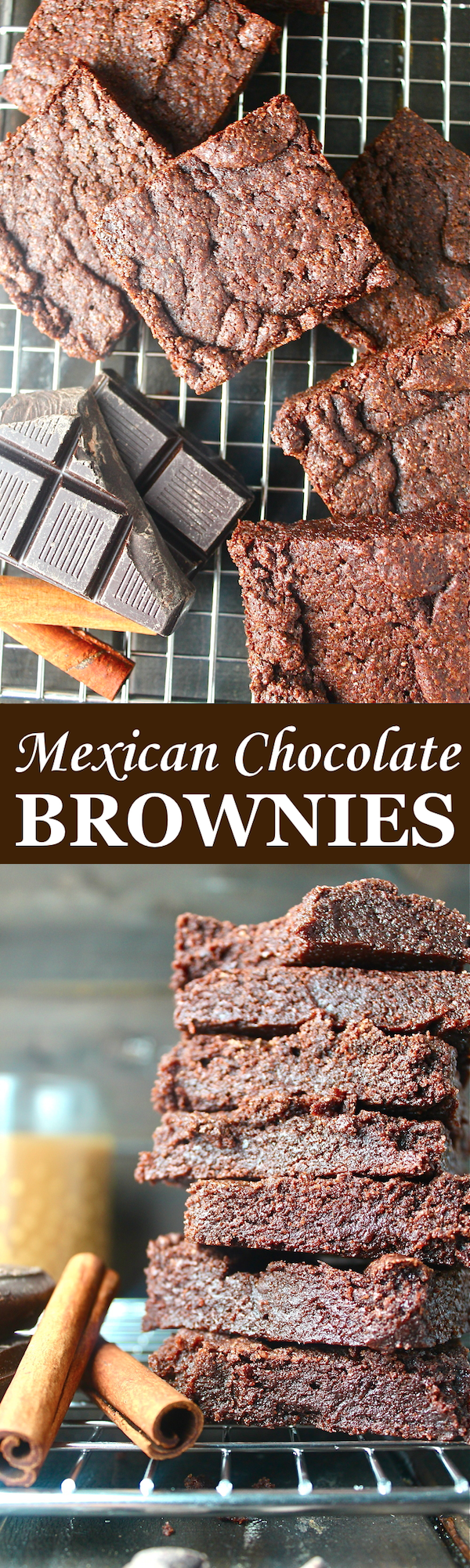 These Mexican Chocolate Brownies are rich, fudgy, chocolaty, and kissed with cinnamon! | The Millennial Cook #brownies #chocolate #cinnamon #mexicanchocolate