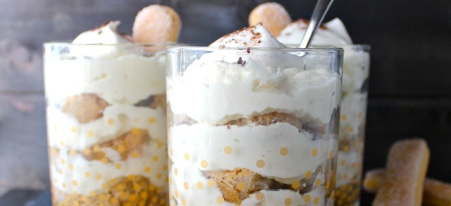 This classic Tiramisu is loaded with coffee and brandy-soaked ladyfingers and a rich and creamy mascarpone filling! | The Millennial Cook #dessert #pudding #tiramisu #italian