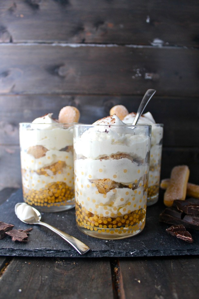 This classic Tiramisu is loaded with coffee and brandy-soaked ladyfingers and a rich and creamy mascarpone filling! | The Millennial Cook #dessert #pudding #tiramisu #italian
