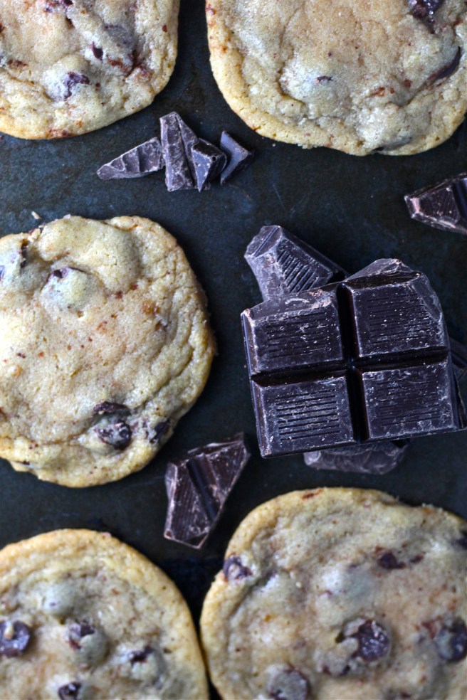 These Chocolate Chip Cookies - with plenty of browned butter, vanilla extract, and semisweet chocolate - are truly the best version of this classic treat! | The Millennial Cook #cookies #chocolate #chocolatechipcookies