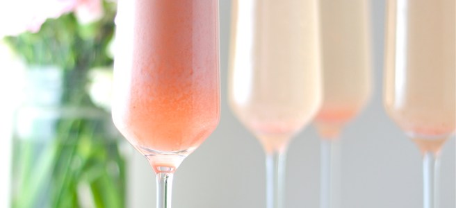These Strawberry Elderflower Champagne Spritzers are the perfect light, sweet, and sparkling cocktail for spring! | The Millennial Cook #springrecipe #cocktail #strawberry #elderflower #champagne