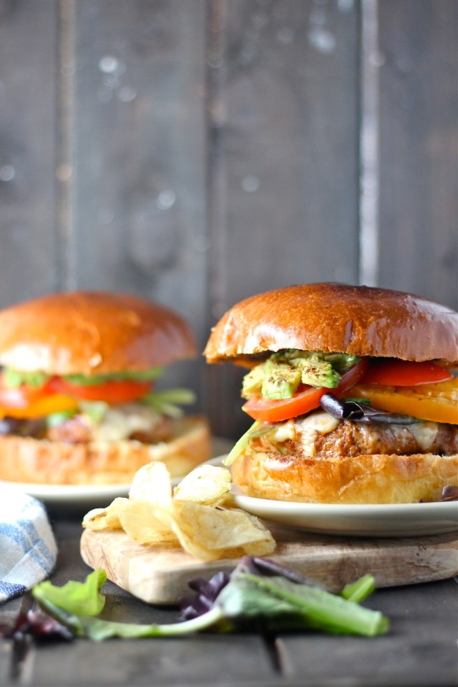 These quick and easy Barbecue Turkey Burgers are a lightened-up version of a summer classic! | The Millennial Cook #burger #turkeyburger #barbecue #bbq